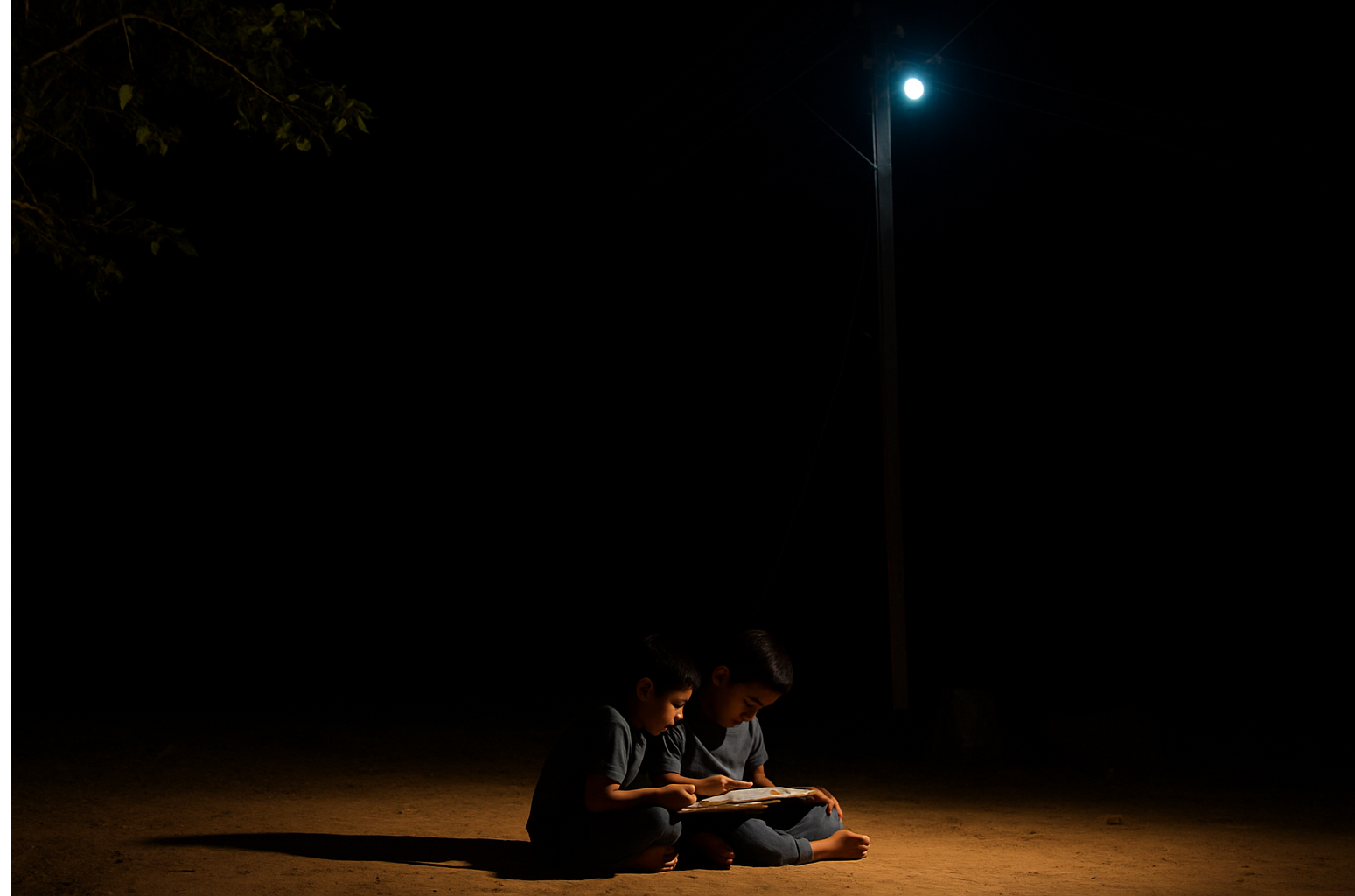 Children benefiting from energy access solutions